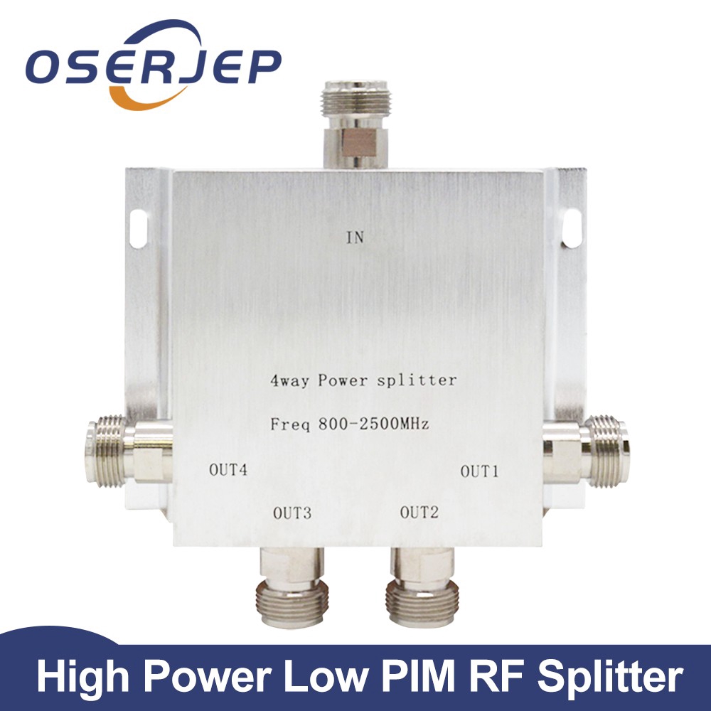 RF 4 Way Power Splitter 380-2500MHz Divider N female | Shopee Malaysia