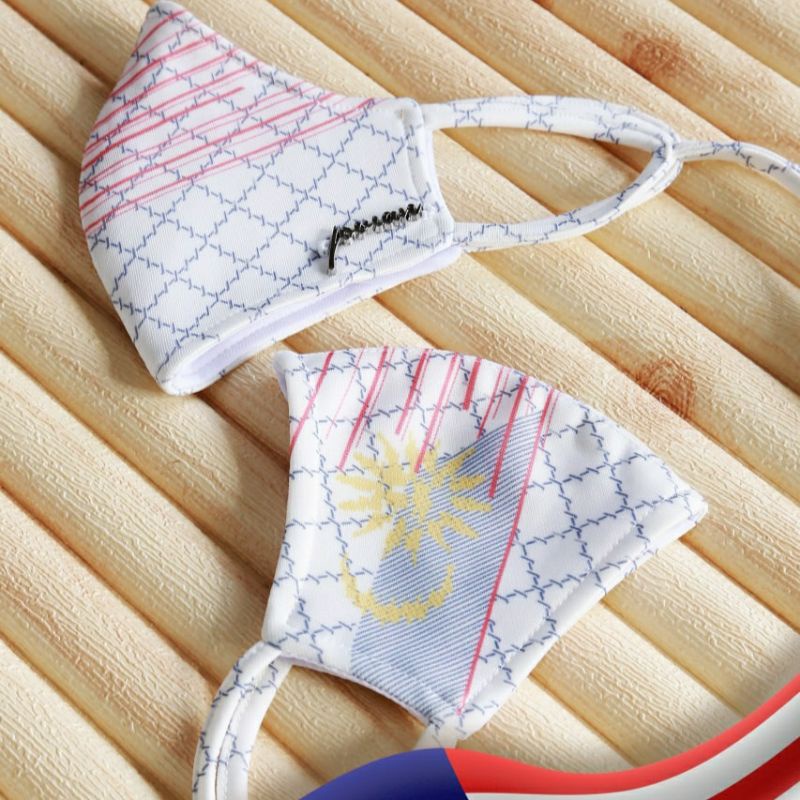 Jovian Jalur Gemilang Series Mask & Bunga Raya Mask for Bendera Putih ...