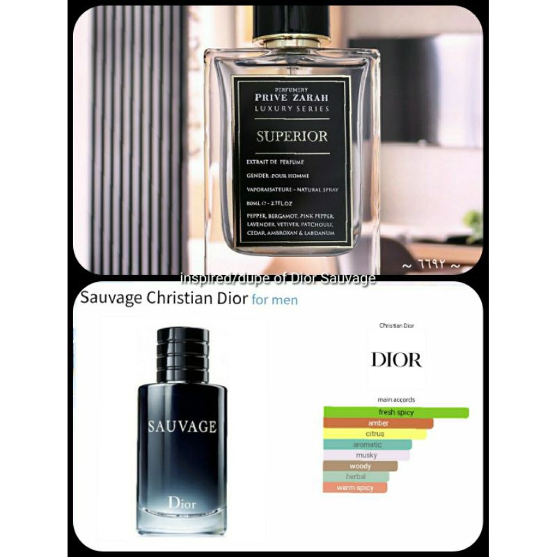 Dupe best sale sauvage dior