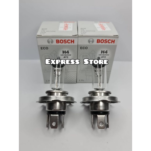 BOSCH Eco Halogen Car Headlamp Light Bulb H4 Perodua Kancil 660 & 850