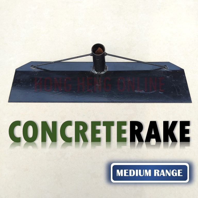 CAKAR BESI GARDENING TOOLS CONCRETE RAKE IRON RAKE | Shopee Malaysia