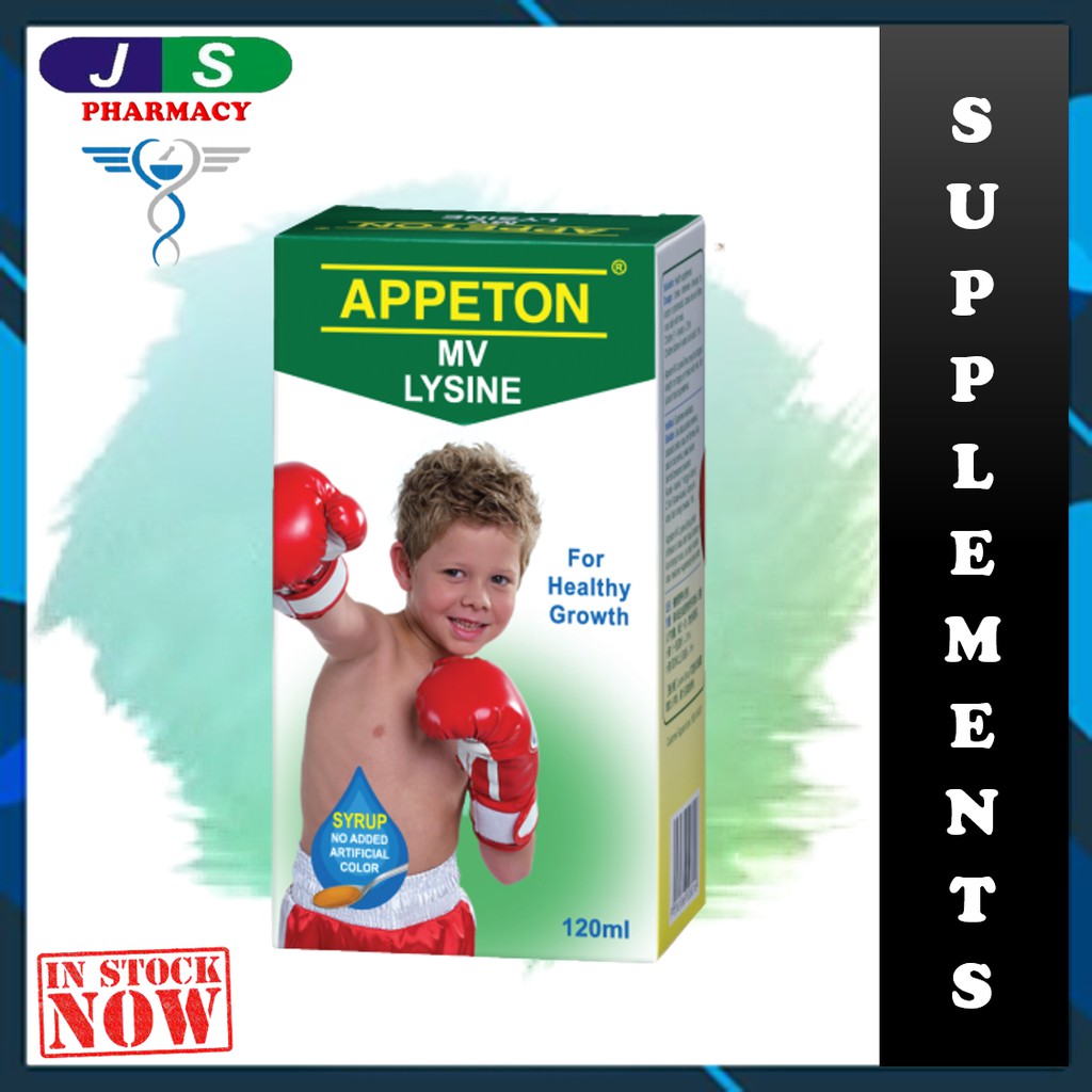 APPETON Multivitamin Lysine Syrup (120ml) Shopee Malaysia