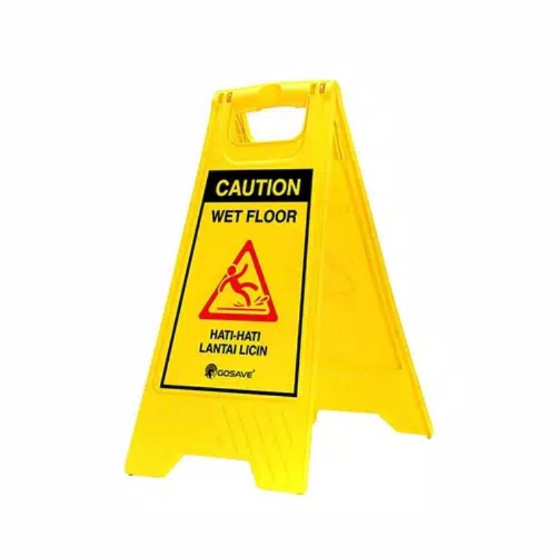 New!! Warning Board Sign Label Beware Of Slippery Floor | Shopee Malaysia