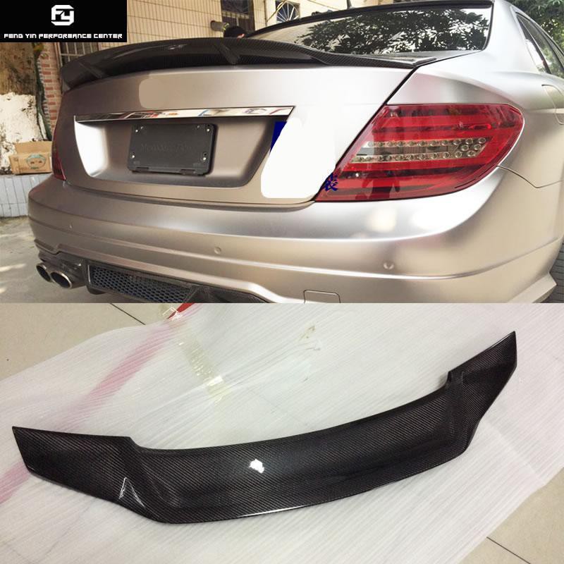 Mercedes Benz W204 Renntech Rt Amg Carbon Fiber Fibre Ducktail Lip