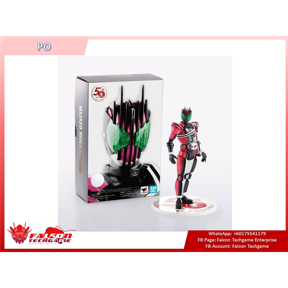 Ready Stock S H Figuarts Shinkoccou Seihou Kamen Rider Decade Th Anniversary Ver Shopee