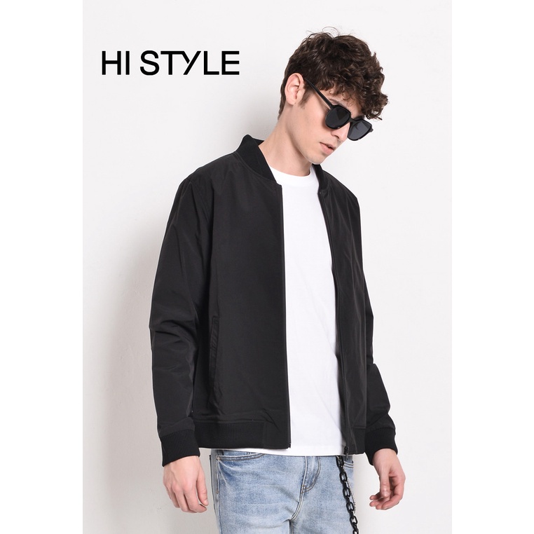 HI STYLE Men Long Sleeve Bomber Jacket - Black - ACF2H3263 | Shopee ...