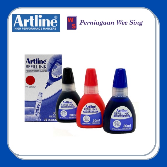 [WEE SING] ARTLINE WHITEBOARD MARKER REFILL INK 30ML Shopee Malaysia