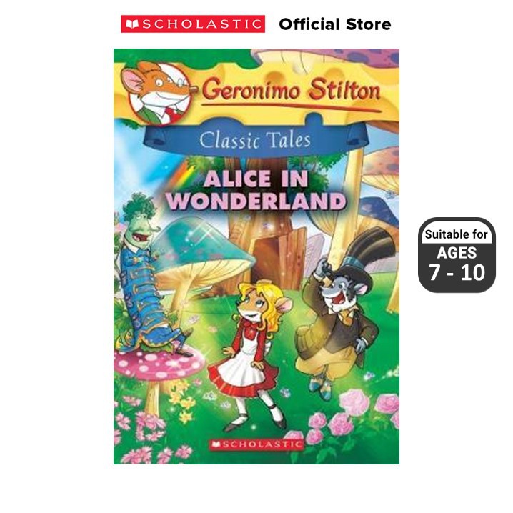 Scholastic Geronimo Stilton Classic Tales 5 Alice In Wonderland ISBN ...