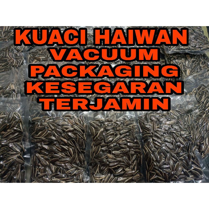 (VACUUM PACK) Animal Sunflower Seed Kuaci Burung Kuaci Hamster Kuaci ...