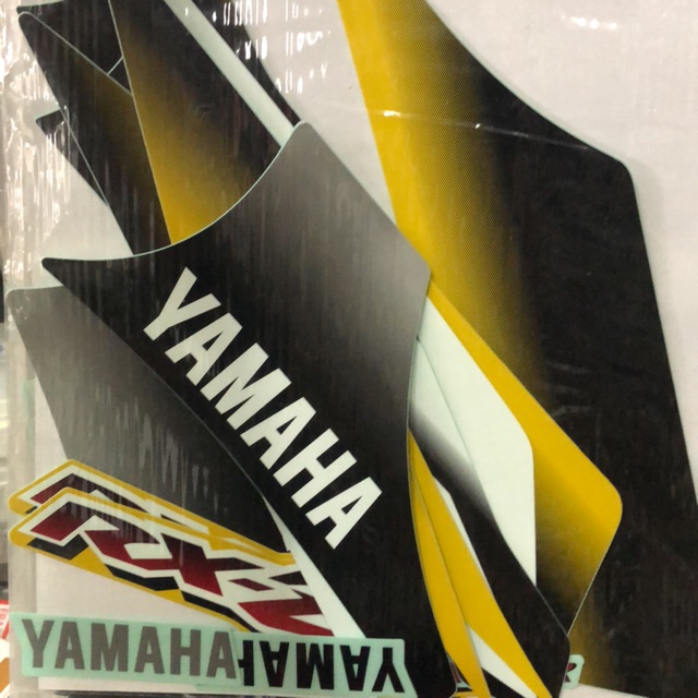 Stripe body sticker Rxz Catalyzer (Kuning Grey) 100% Ori HLY | Shopee ...