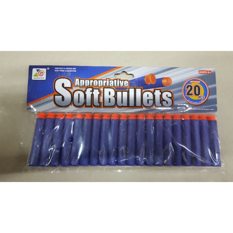 Soft Bullets with Suction Set 20 pcs | Shopee Malaysia