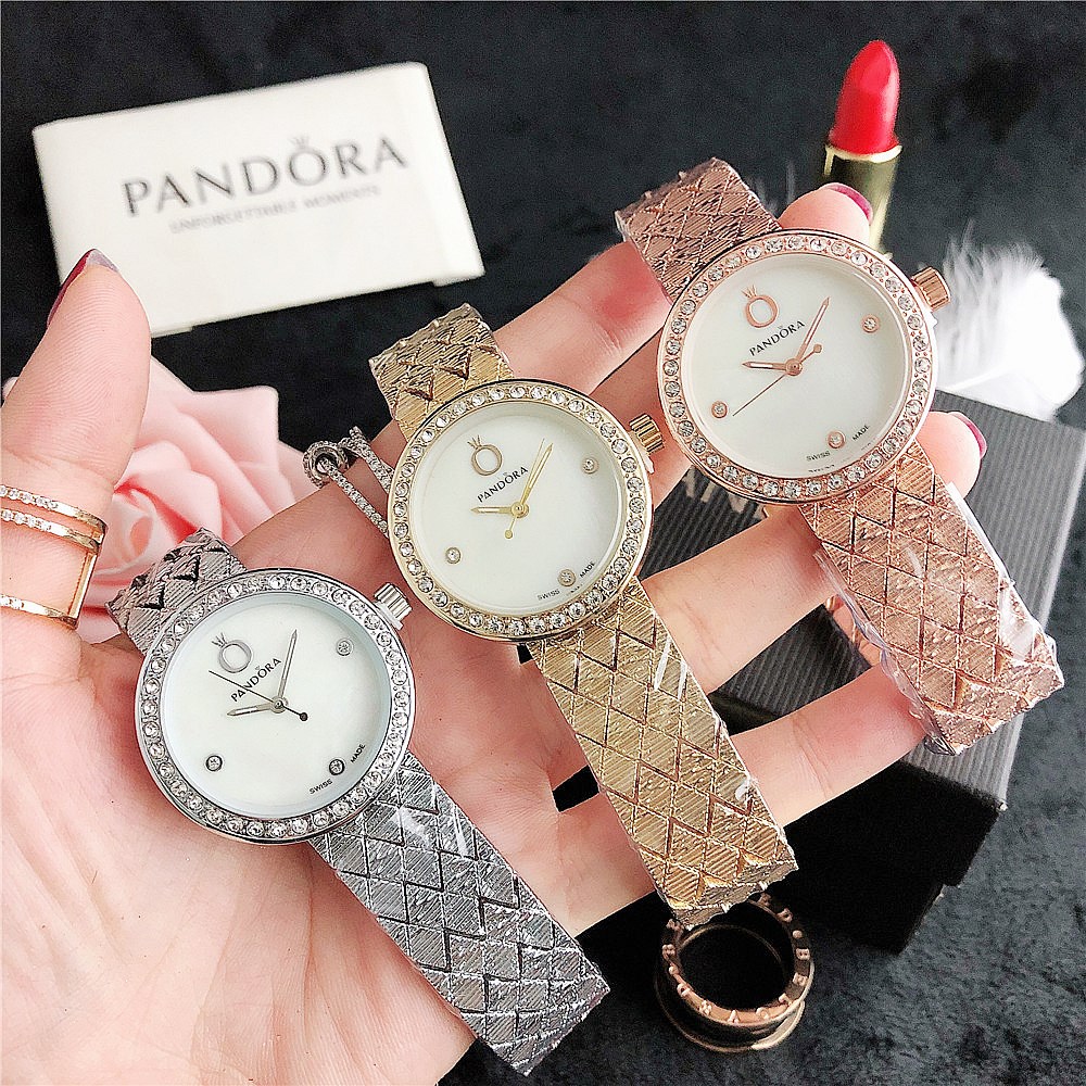 FREE BOX】Pandοra Luxury Women Watch Fashion Casual Stainless Steel Watch  For Women Girlfriend Gift | Shopee Malaysia