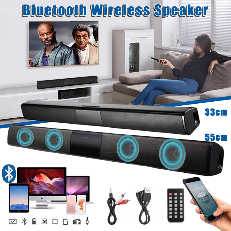550mm Bluetooth Speaker Wireless Speakers TV Hifi Stereo Home Theater