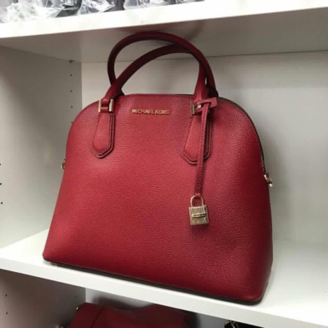 Michael kors adele sales large dome satchel