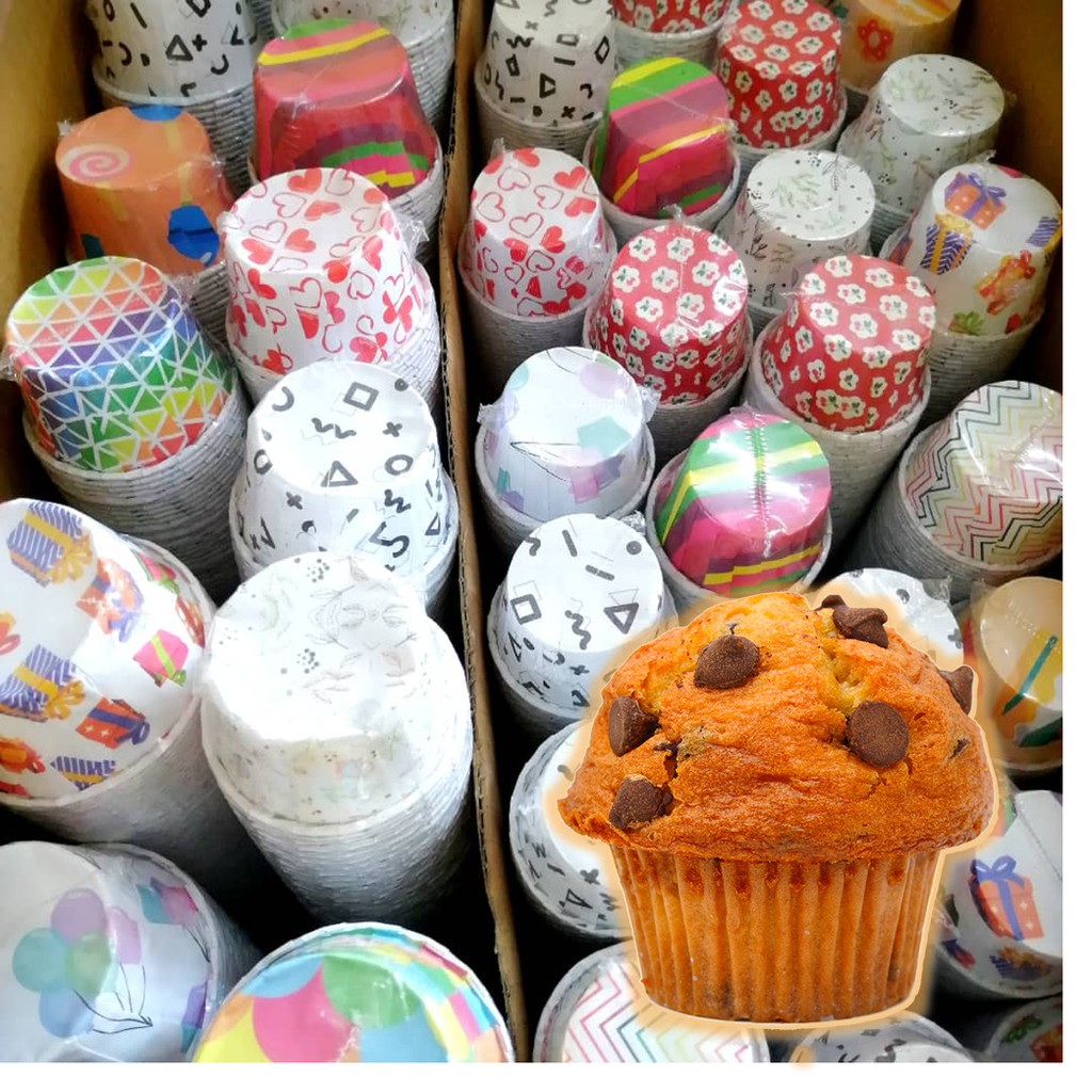 Muffin Solo Cup Size 100pcs cupcake cup | Shopee Malaysia