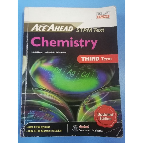 Oxford Fajar Ace Ahead STPM Text Chemistry Third Term (used) | Shopee ...