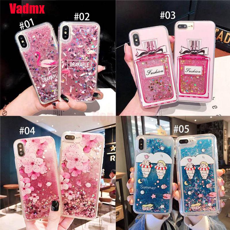 OPPO Reno2 Reno Z 10x zoom Case Liquid Quicksand Glitter Flamingo Peach ...