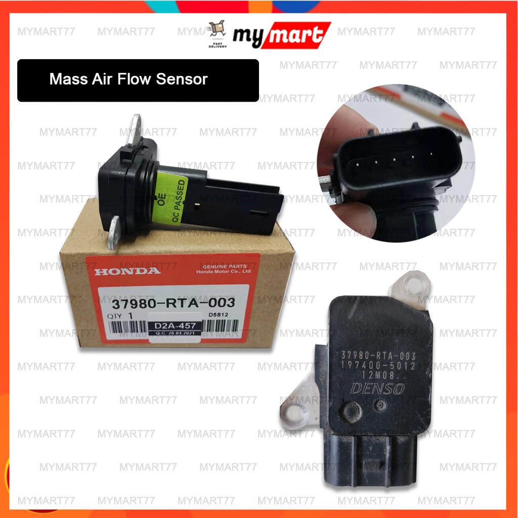 37980-RTA-003 Mass Air Flow Meter Sensor Honda Civic SNA 2.0 CRV MAF ...
