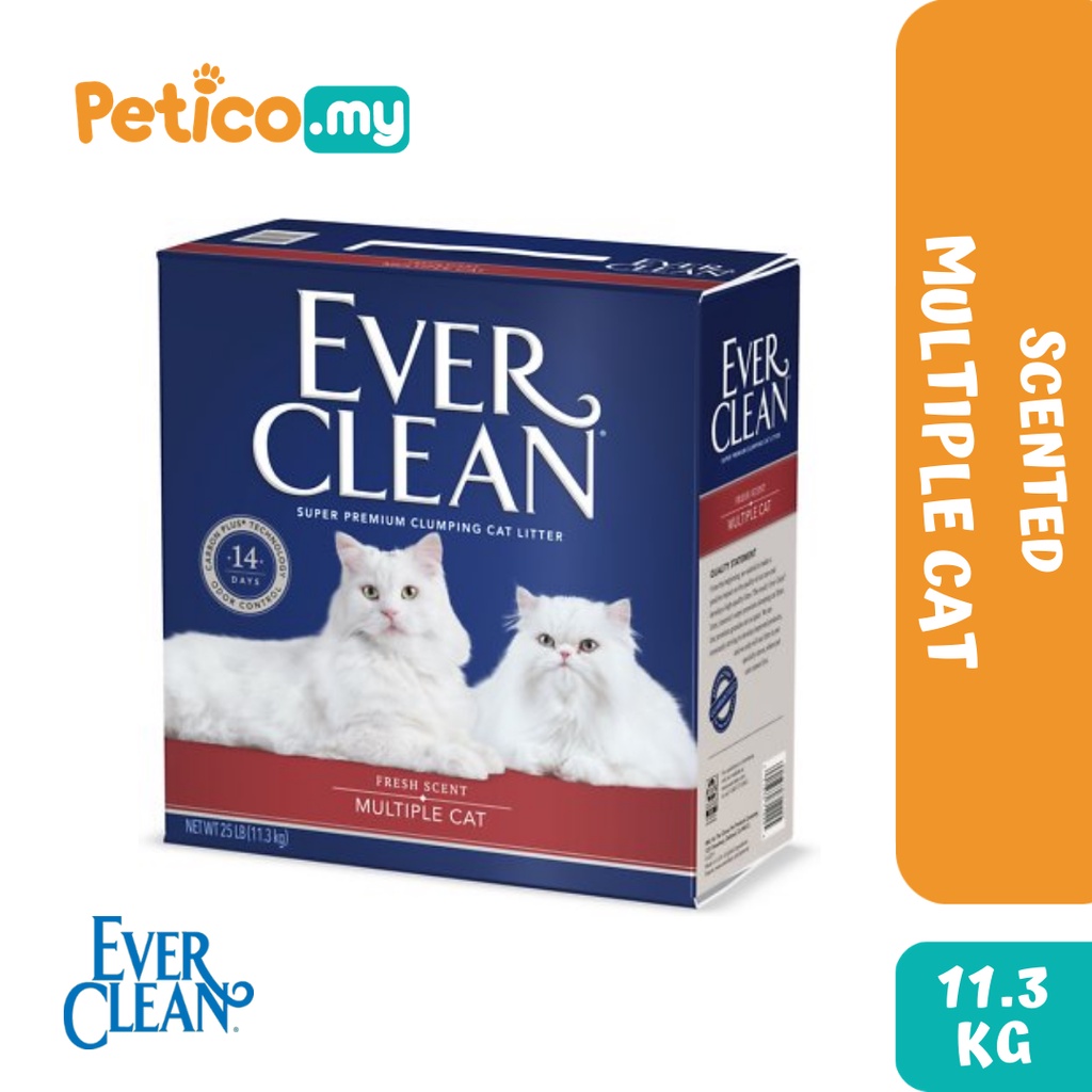 Ever Clean Cat Litter 25LB/11.3kg (Extra Strength Unscented / Scented