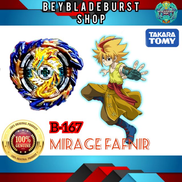 [Ready Stok] B167 Mirage Fafnir Nothing 2S Beyblade Takara Tomy ...