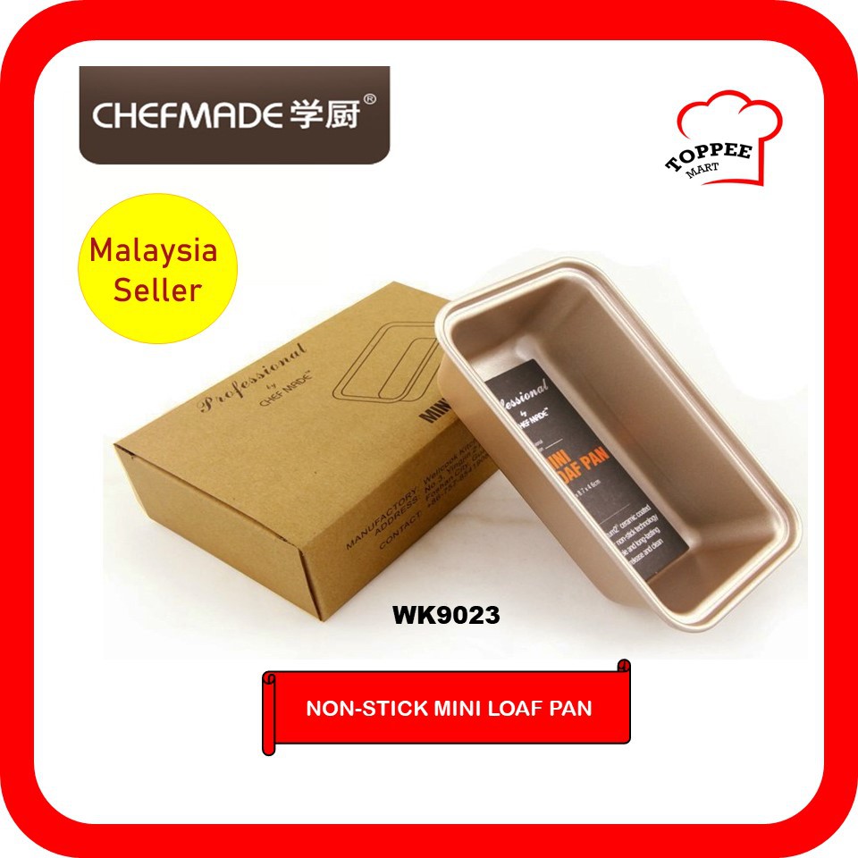 [CHEFMADE] NON-STICK MINI LOAF PAN - WK9023 [AUTHENTHIC][MALAYSIA SELLER]