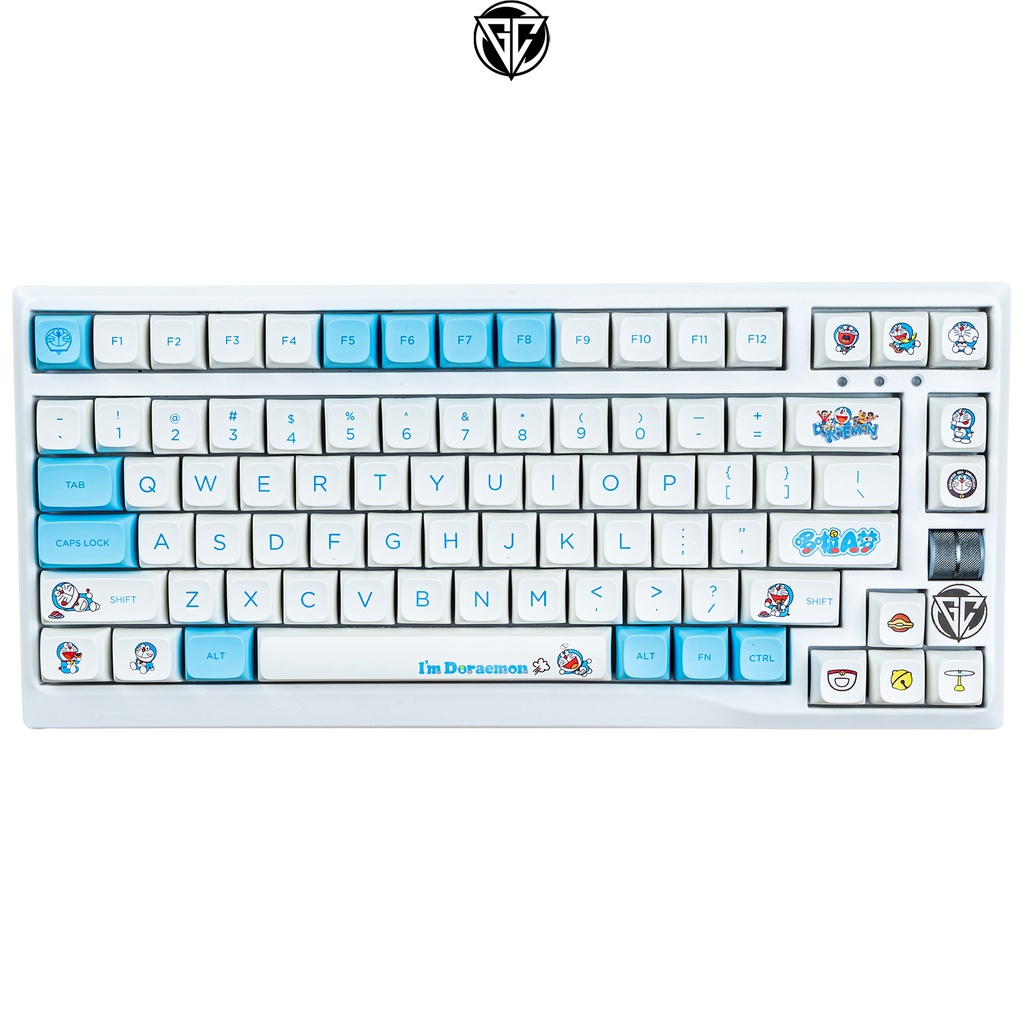DORAEMON Keycap 125 buttons Thick PBT mechanical keyboard | Shopee Malaysia