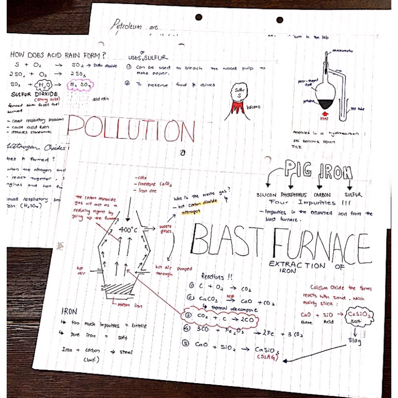 🔥[IGCSE NOTES ] IGCSE Year10-11 Chemistry Notes (all chapters )(hard ...