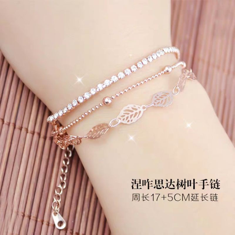 BRAC21 Fashion Jewelry Women Korean Bracelet Multilayer Chain Gelang Tangan Perempuan Shopee Malaysia
