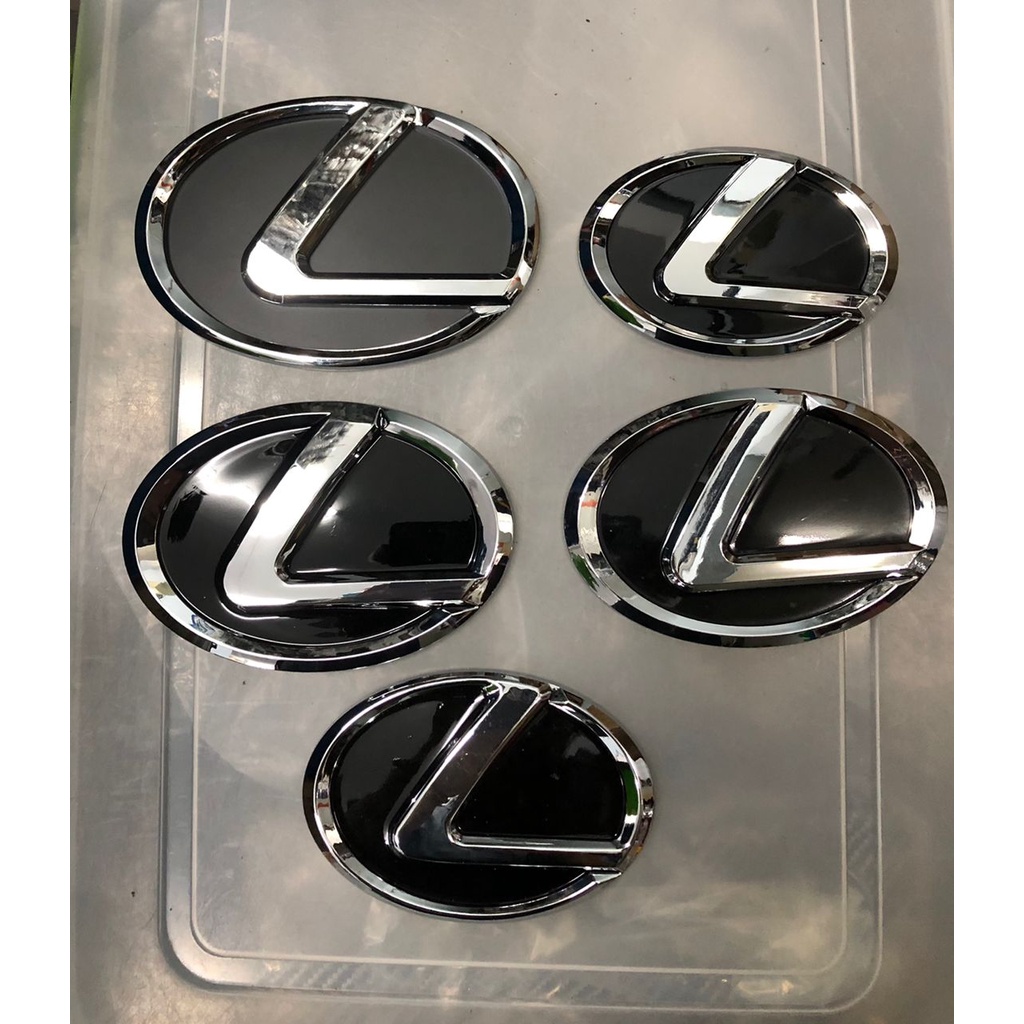 Lexus Toyota Black Chrome Front Rear Steering Oem Emblem Logo | Shopee ...