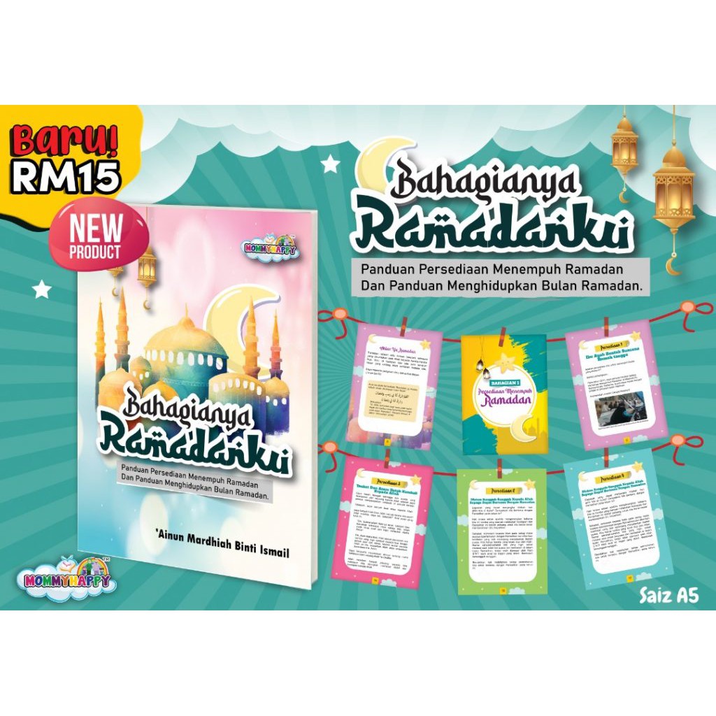 BUKU “BAHAGIANYA RAMADANKU, KOMIK RAMADAN MOMMY HAPPY, My Ramadhan ...