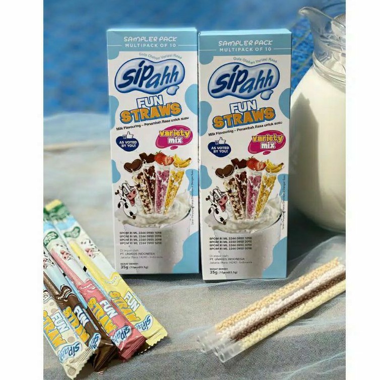 Sipahh Fun Straw pack 10