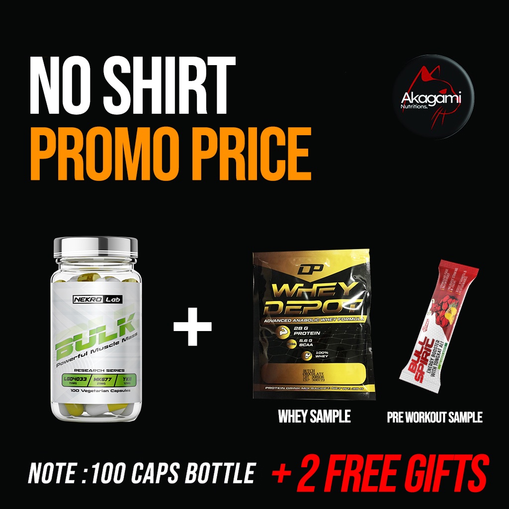 SARMS BULK Nekro Lab [LGD4033 + MK677 + YK11] 100 Capsules 3in1 Mixed