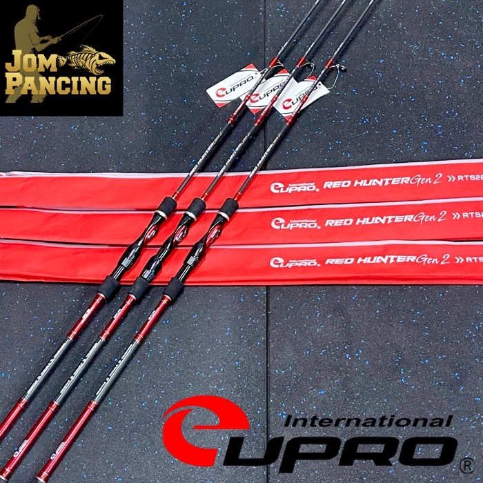 Jom Pancing】EUPRO CAPTAIN G FUJI CARBON SPINNING FISHING ROD