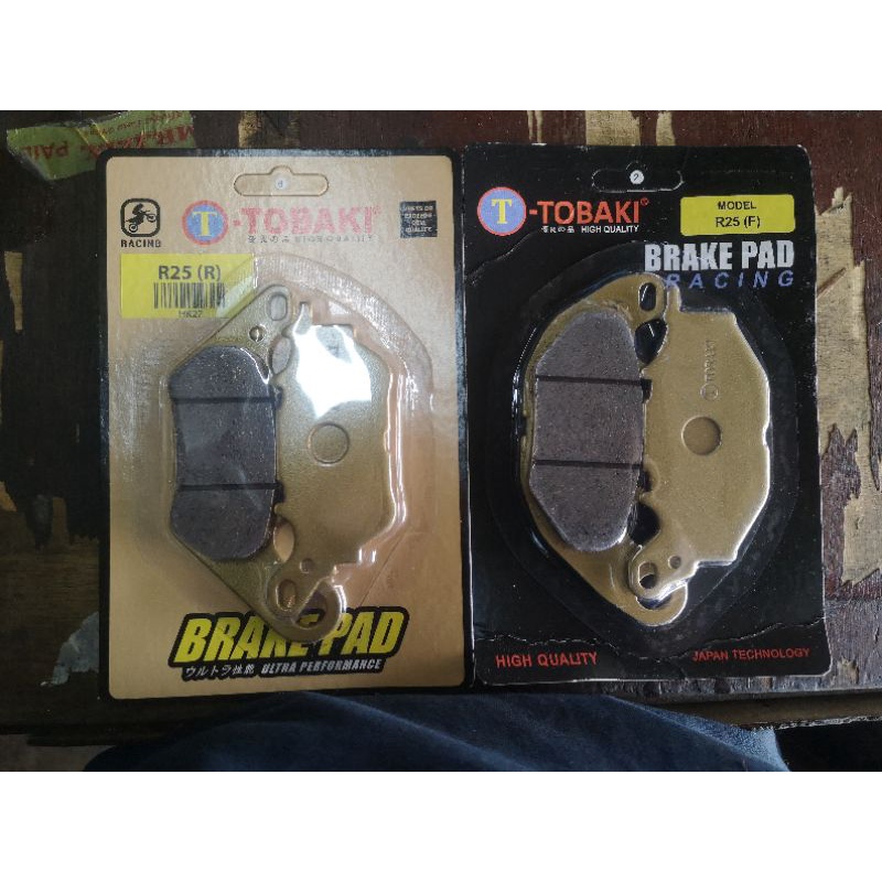 YAMAHA R25 High Performance Front/Rear Racing Break Pad | Shopee Malaysia