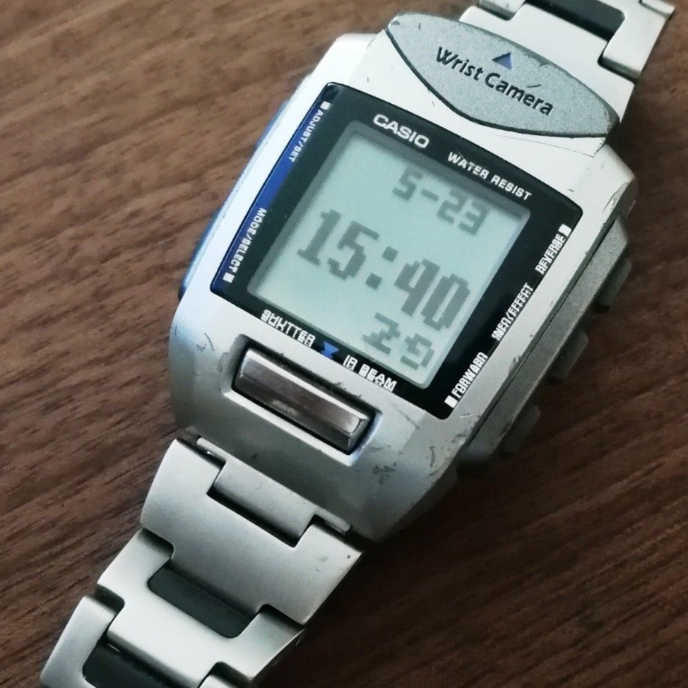 Casio wrist outlet camera