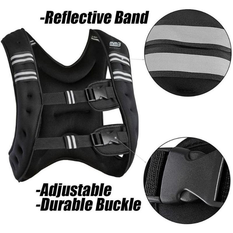 Weighted Vest & Ankle Weight Workout Size Adjustable Strength Training