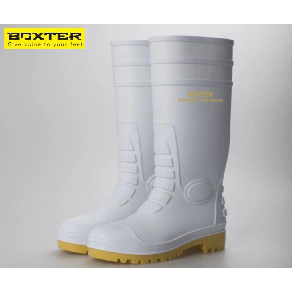 HIGH BOOTS SAFETY SHOES PHUA CHU KANG IN HIGH QUALITY PVC