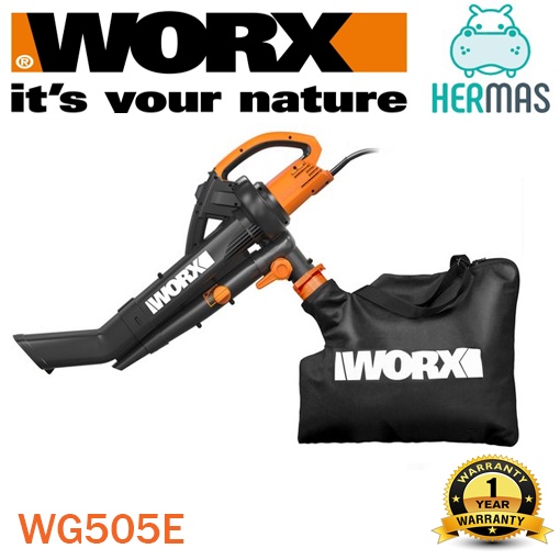 WORX WG505E 3000W TRIVAC 3IN1 BLOWER, MULCHER & VACUUM Shopee Malaysia