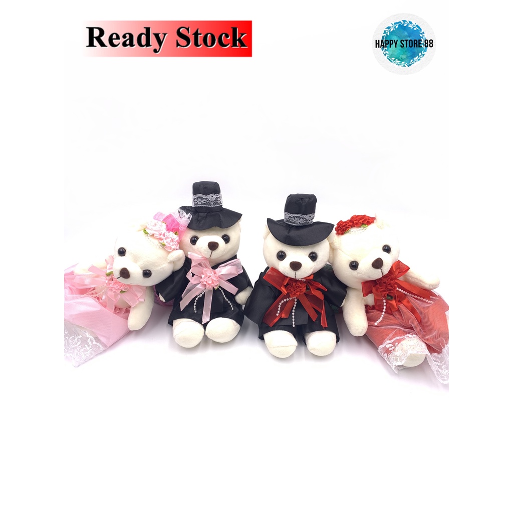 Wedding bears plush deals toys