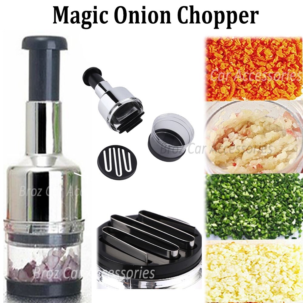 Magic Onion Chopper Food Vegetable Garlic Onion Dicer Mincer Cutter Peeler