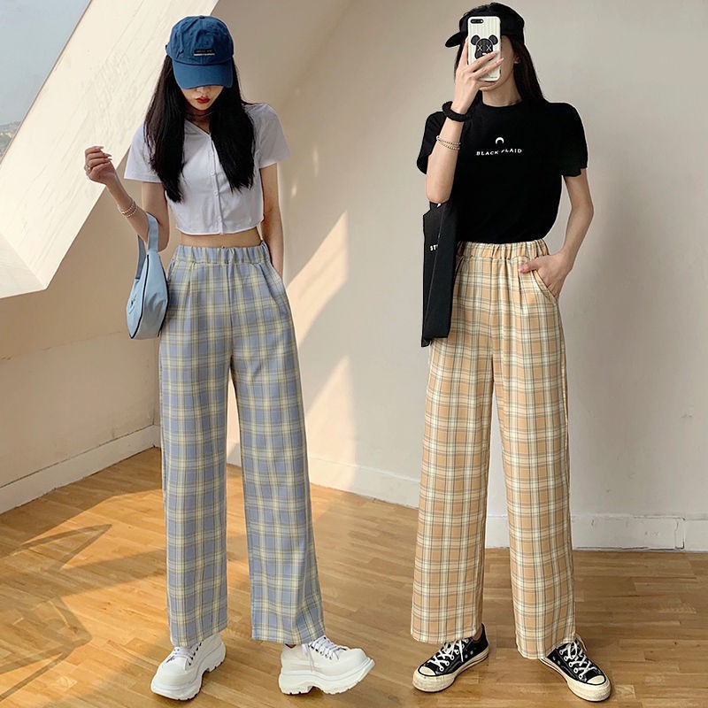 Wide leg pants women casual pants new Korean style high waist