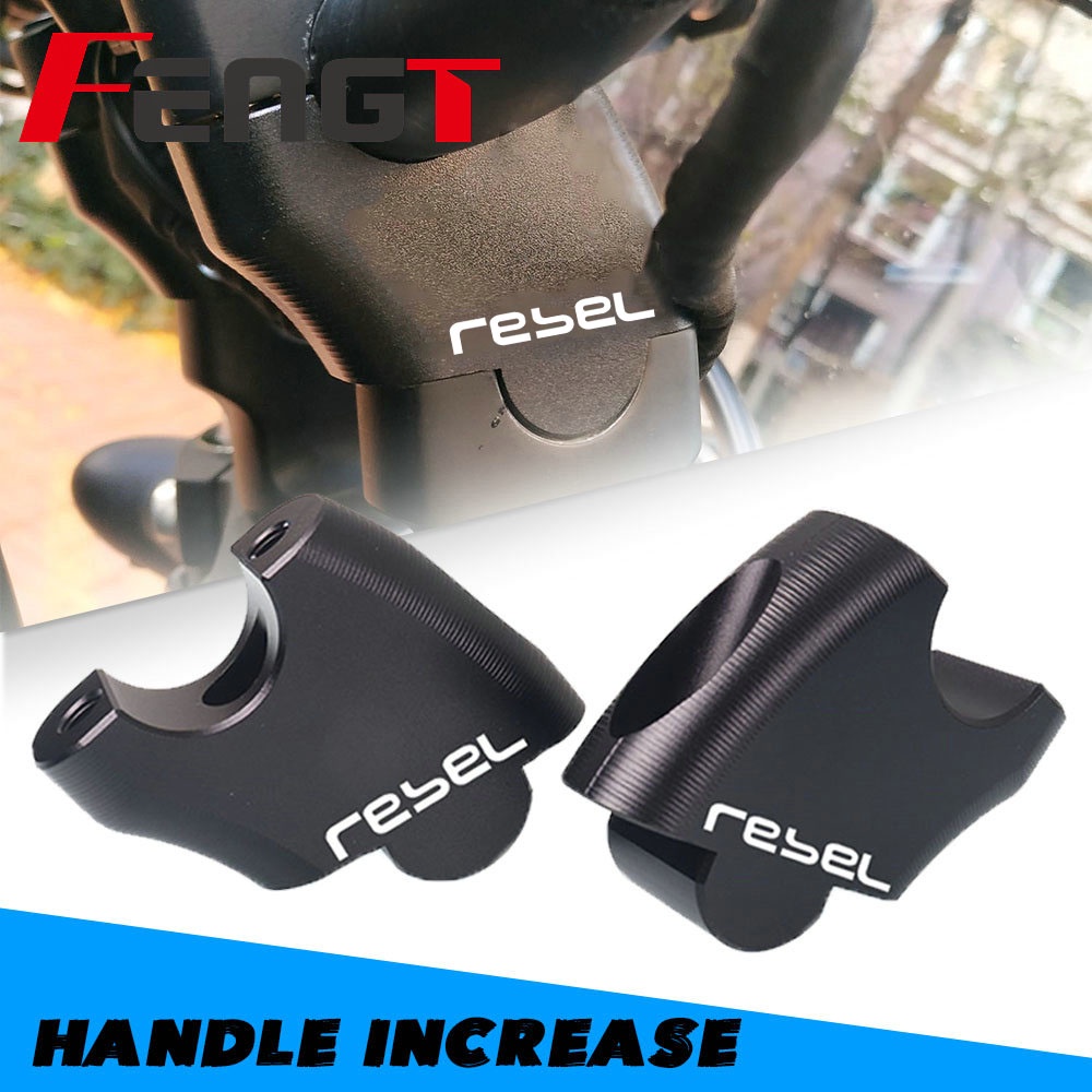 Motorcycle Handlebar Mount Clamp Lifter Bar Clamps Riser Raised ...