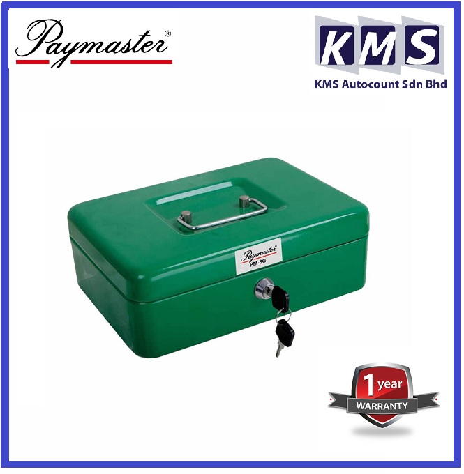 Paymaster PM-8G – 1kg key Lock Portable Cash Box | Shopee Malaysia