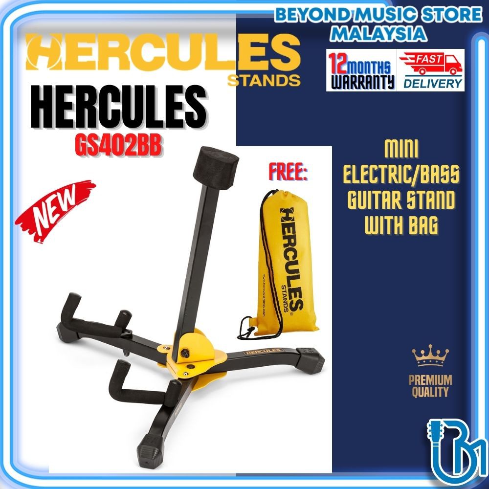 Hercules GS402BB Mini Electric/Bass Guitar Stand with Bag (Hercules