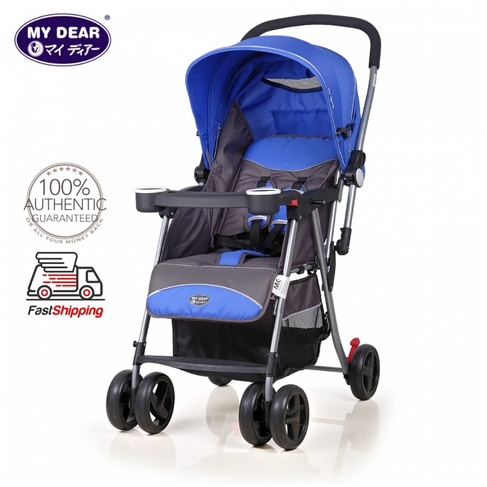 My Dear Lightweight Baby Stroller 18018 With Free Detachable Cup Holder Shopee Malaysia