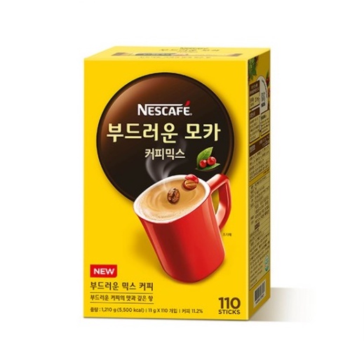 NESCAFE KOREA smooth mocha coffee mix 110 sticks Korean coffee Shopee