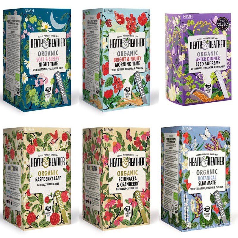 Heath & Heather Organic tea Expiry2023/2024. (Imported from UK ...