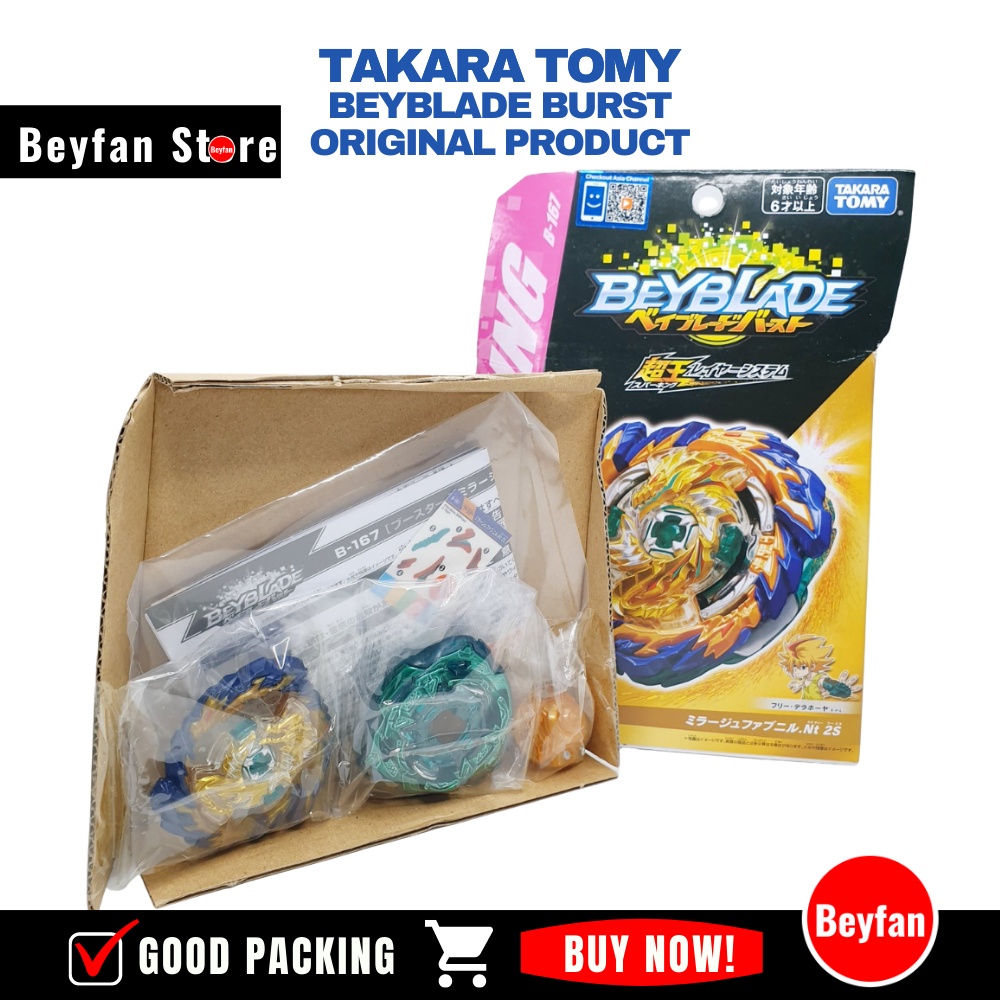 [RARE] Takara Tomy Beyblade Burst Superking B-167 Booster Mirage Fafnir ...