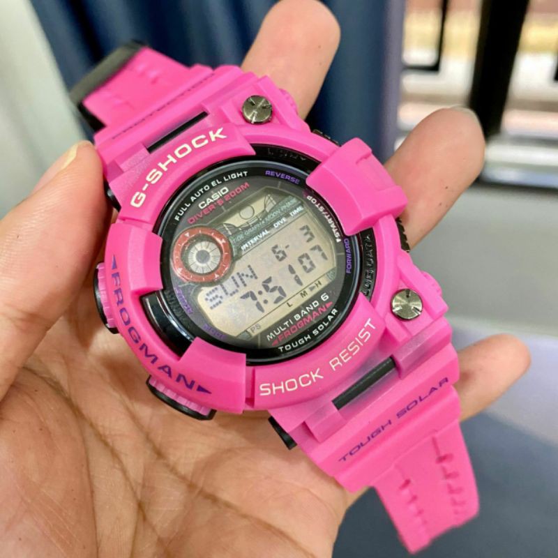 G shock frogman clearance pink