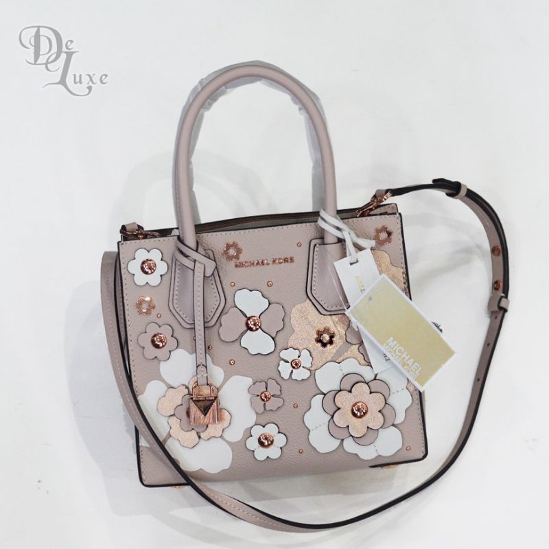 Michael kors clearance floral applique bag